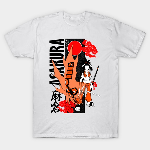 Shaman King  japan yoh T-Shirt by paisdelasmaquinas